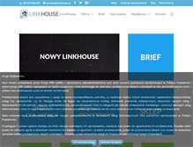 Tablet Screenshot of linkhouse.pl